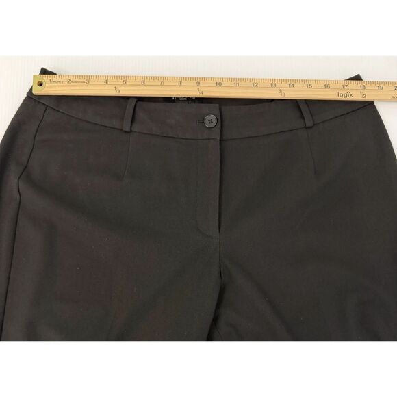 Talbots Heritage Pants Black Stretch Wide Leg Women's Size 14w (Fit 36x31) - Picture 6 of 12